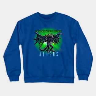 Flying Alien Queen Crewneck Sweatshirt